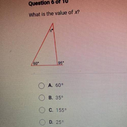 What is the value of x?