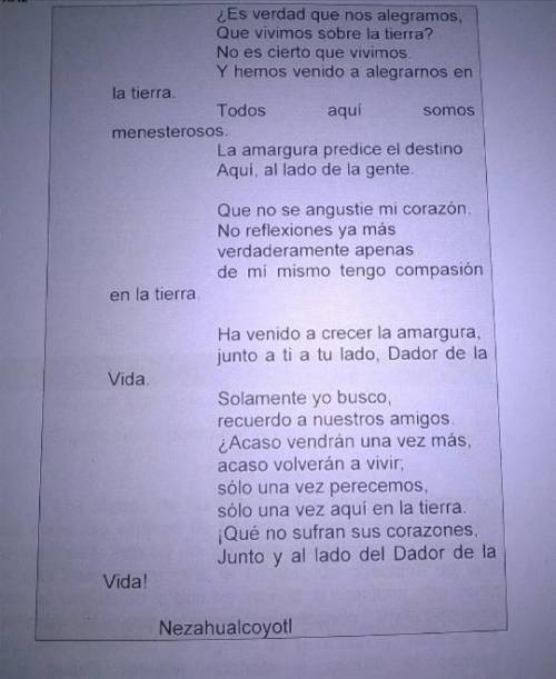 Lee el siguiente texto y luego realiza una breve reflexión sobre el mismo