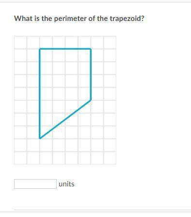 What is the perimeter of the trapezoid? In unit
