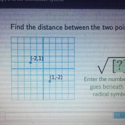 Find the distance between the two points, and explain if you want to.