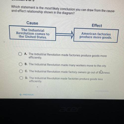 Which statement is the most likely conclusion you can draw from the cause

and effect relationship