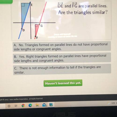 Parallel Lines
PLEASE HELP I NEED ASAP!