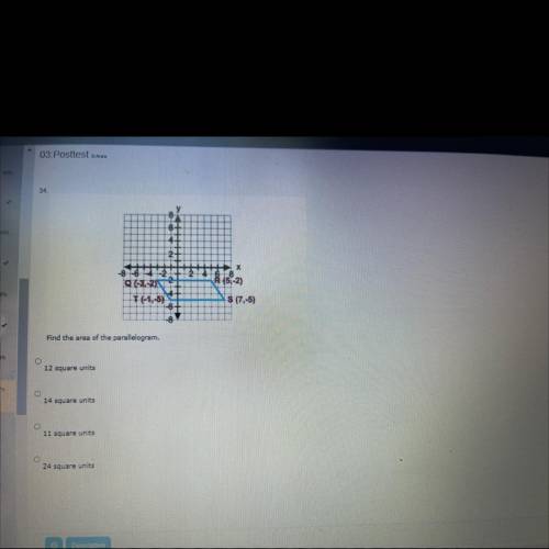 Find the area of the parallelogram.. please please help me with this