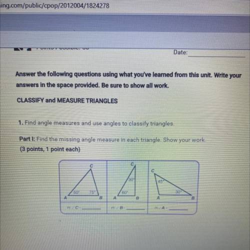 Answer the following questions using what you've learned from this unit. Write your

answers in th