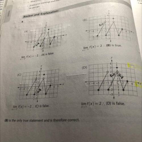 Limits answer an explanation