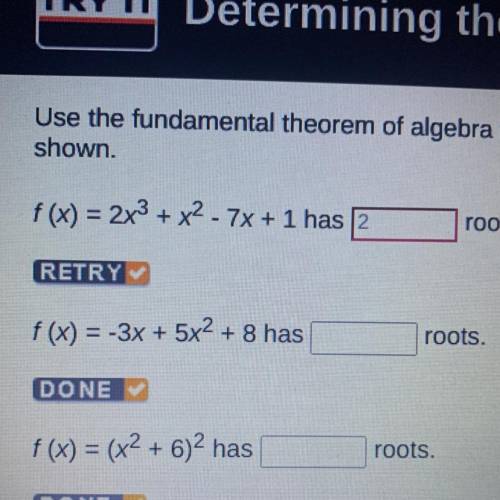 I don’t know how to figure out how many roots is has