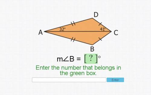 Enter the number that belongs in the green box. m