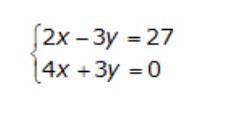 Use the elimination method to solve the system of equations.

A. (1.5,-8)
B. (-6,-13)
C. (0,0)
D.