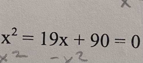 Solving quadratic equations 
-solve for x