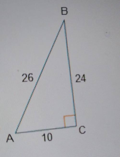 Given right angle ABC, what the value of tan(A)?

5/1312/1312/513/12need answer asap​