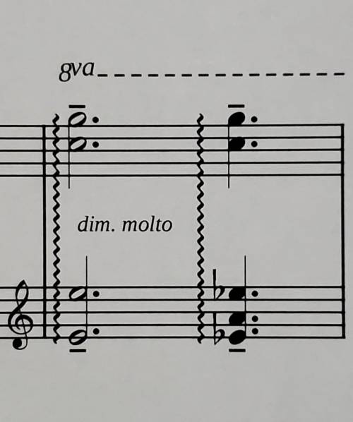 what is this squigly line before a measure in music? what is the name and what does it mean? this i