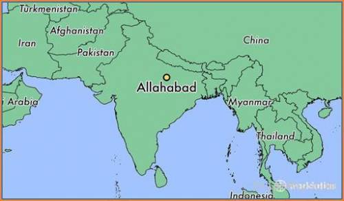 Where is Allahabad in map​