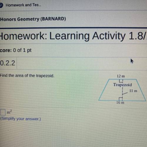 Area of trapezoid? i keep getting it wrong lol the shape is confusing to me please help