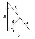 What are the values of a and b?