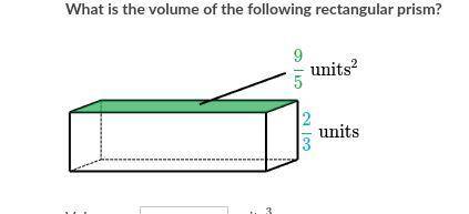 Im doing a khan test so i need help, What it the volume of the rectangle, Fastest and correct answe
