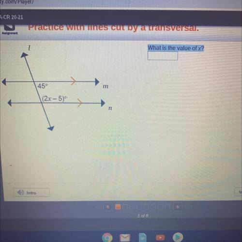 What is the value of x?