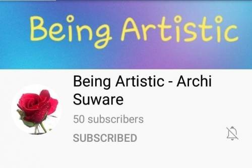 Pls subscribe to my channel Being Artistic Archi

Pls support my little channel I share crafts and