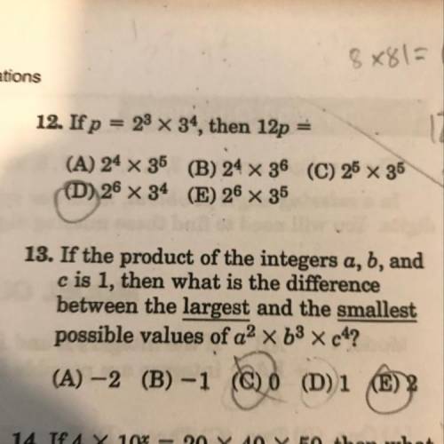 Help on number 12 pls