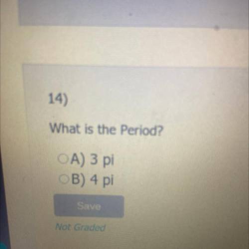 What is the period 3 pi and 4 pi