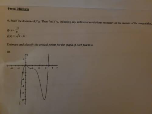 Please help with number 9 and 10. I'm lost