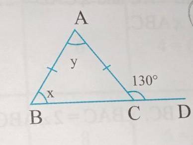 Need help find the value of x and y​