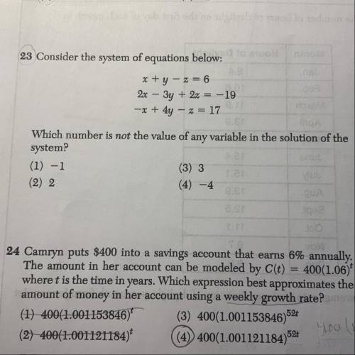 Can someone please explain how to do number 23 I have no idea how to do it.