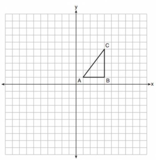 In the diagram attached, ΔABC has coordinates A(1,1), B(4,1), and C(4,5).

Given the function rule