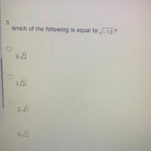 Which of the following is equal to -18