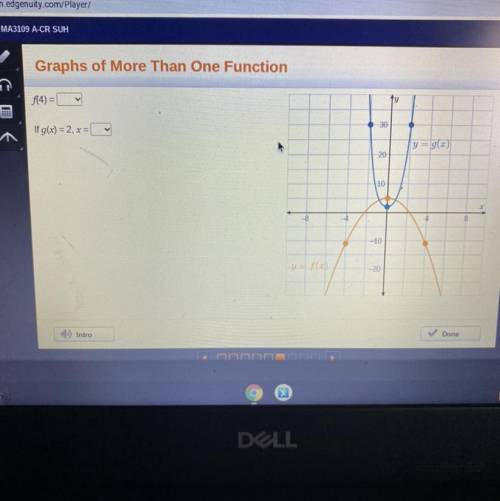 F[4) =
If g(x) = 2, x=