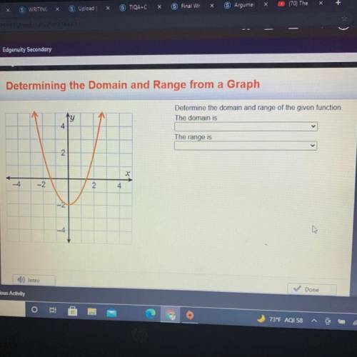 Pls help

the domain is:
*all real numbers
*all real numbers greater than or equal to -2
*{x: x=-2