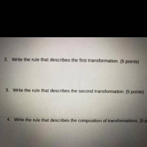 Write the rule that describes the first transformation.