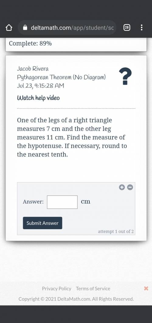 Delta math please help