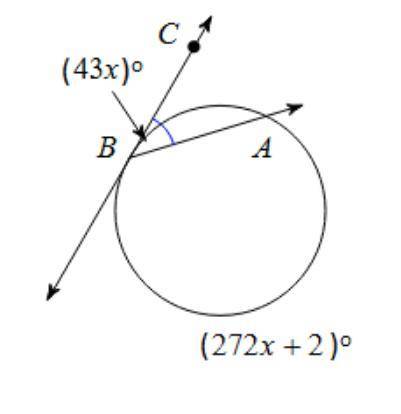 Solve for x.
A. 1
B. 5
C. 3
D. 12