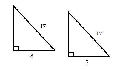 From the diagram below, you can say that the two triangles are

Select one: 
Congruent by SAS
Not