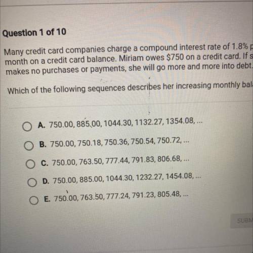 PLS HELP ME PLSSPLSPLS

Many credit card companies charge a compound interest rate of 1.8% per
mon