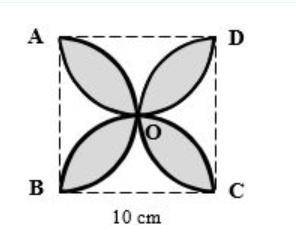 Please help! The following three shapes are based only on squares, semicircles, and quarter circles