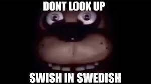 DONT LOOK UP SWISH IN SWEDISH