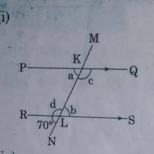 Find the value of a,b,c and x from the following figure ​