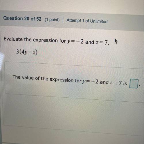 Evaluate the expression