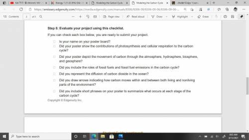 I need help with modeling a carbon cycle, do you mind helping me? :)

Will mark brainliest :D