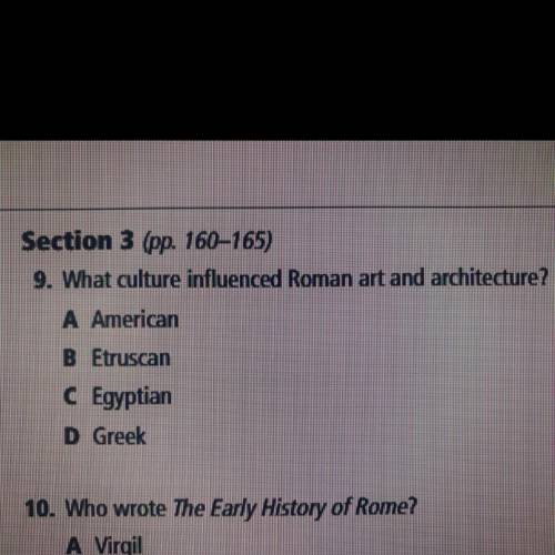 What culture influenced Roman art and architecture