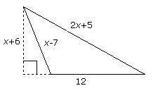 Find the area and perimeter.

Hint: The height of a non-right triangle is the length of the segmen