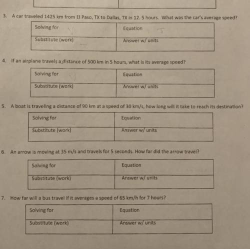 Can you help me with questions 3-7 please!