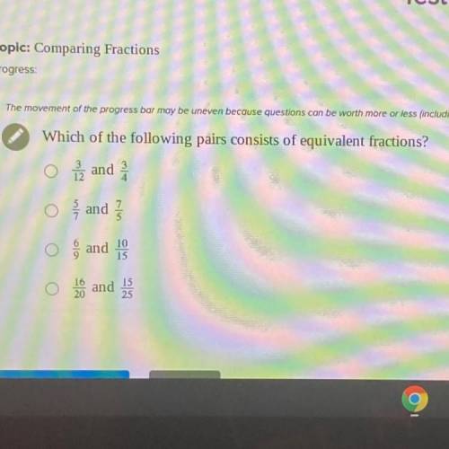 I need help comparing fractions