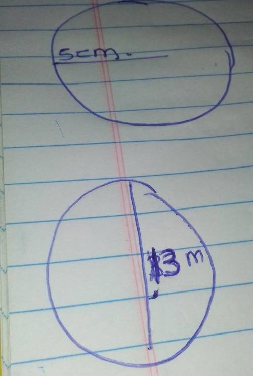 Area and perimeter of a circle ​