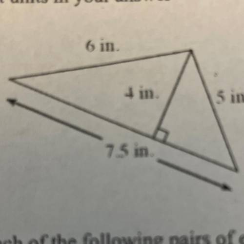 Find the perimeter and area of the figure below