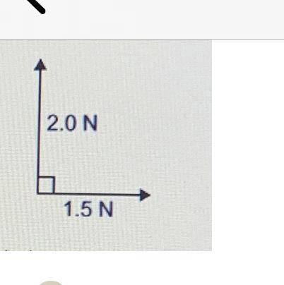 Two concurrent forces are represented in the diagram below.

What is the magnitude of the vector s