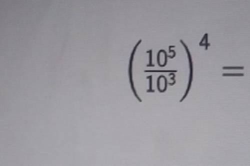 Write each expression as a single power of 10​