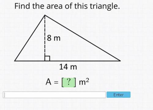 Find the area of this triangle