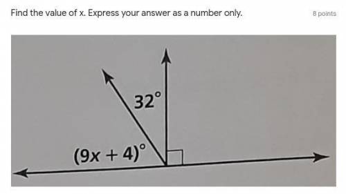 Solve for x please will mark brainliest